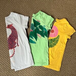 Tea Collection Kids Tees - Lavender, Green, Yellow